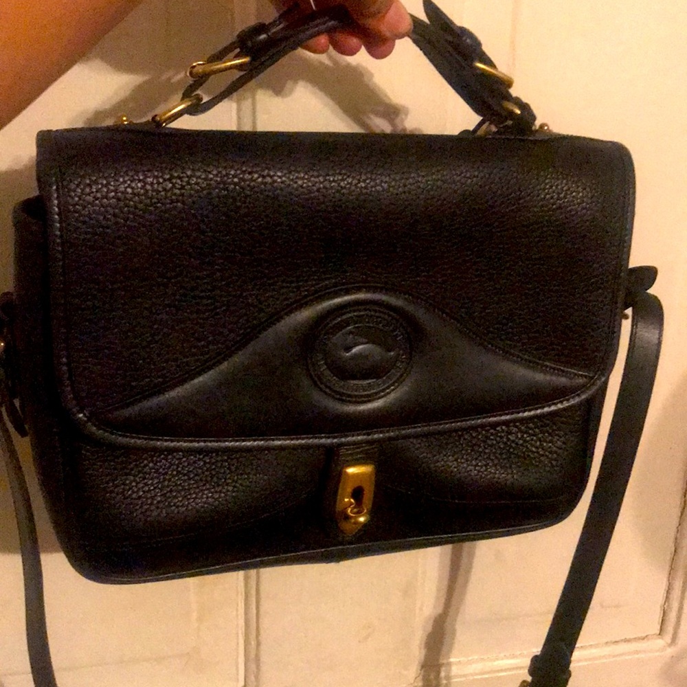 Dooney & Bourke Vtg. genuine leather bag, code # A8 005942, Made in USA